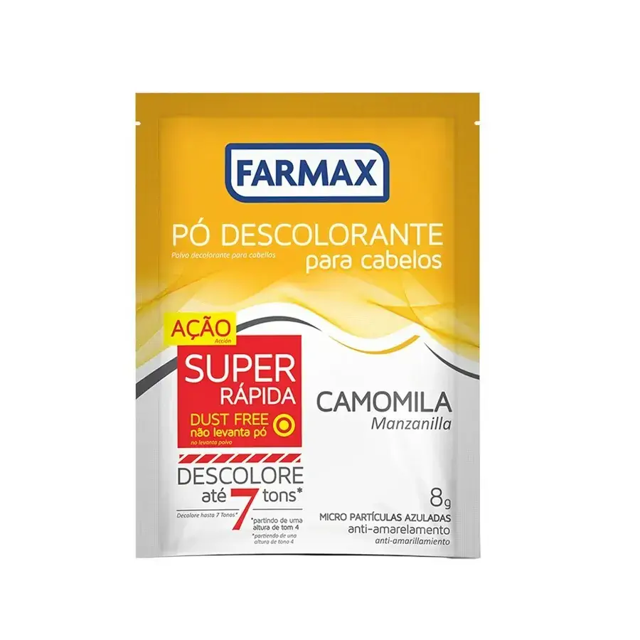 Po Descolorante Farmax Camomila 8g