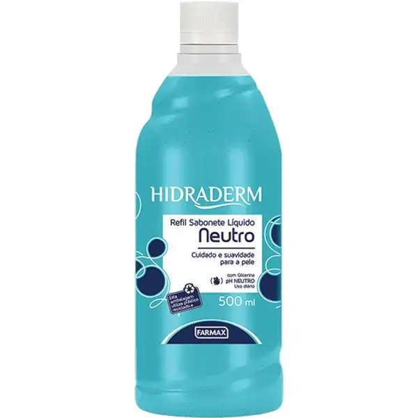 Refil Sabonete Liquido Neutro 500ml Farmax