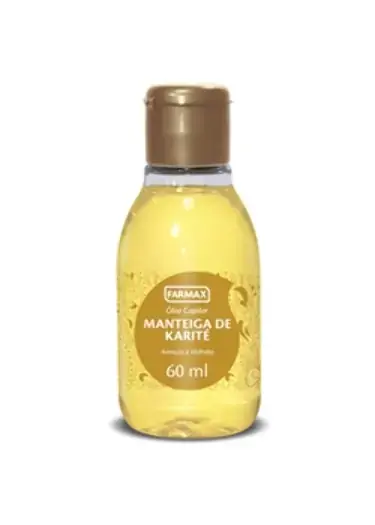 óleo Capilar Manteiga De Karité Farmax 60ml