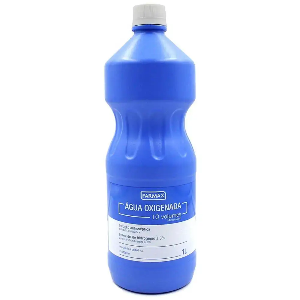 Agua Oxigenada 10 Volumes Farmax 1Litro
