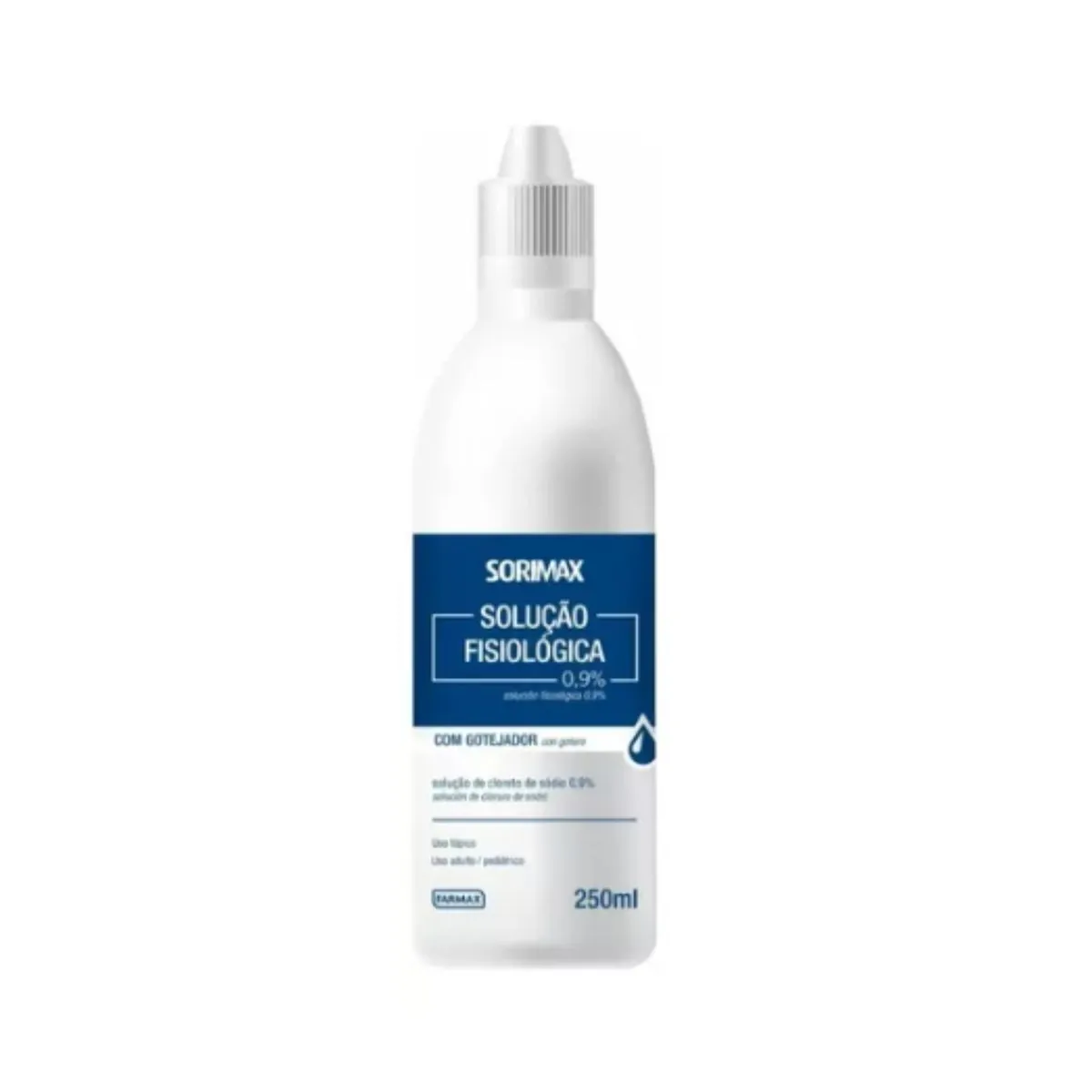 Soro fisiologico farmax com 250 ml