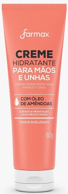 Creme Para As Mãos E Unhas Hidratante Farmax Bisnaga 60g