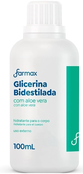 GLICERINA BIDESTILADA FARMAX COM ALOE VERA 100ML