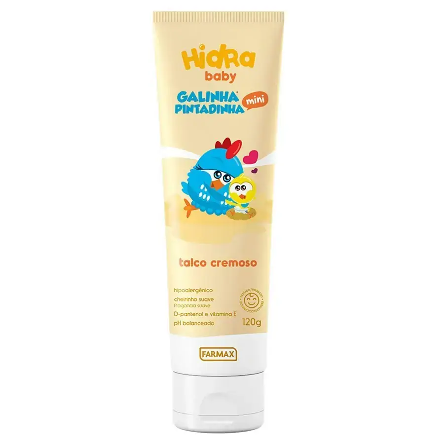 Talco Cremoso Galinha Pintadinha 120grs Hidrababy Farmax