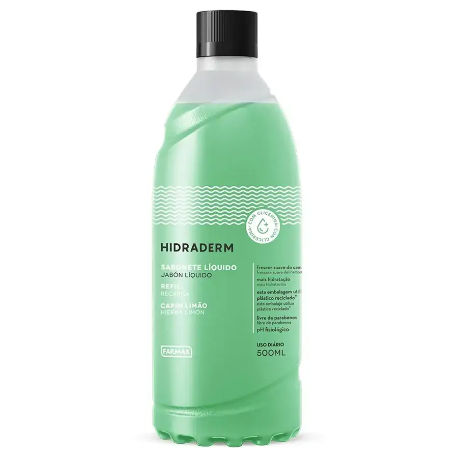 Sab Liq Hidraderm Glic Capim Limao 500ml