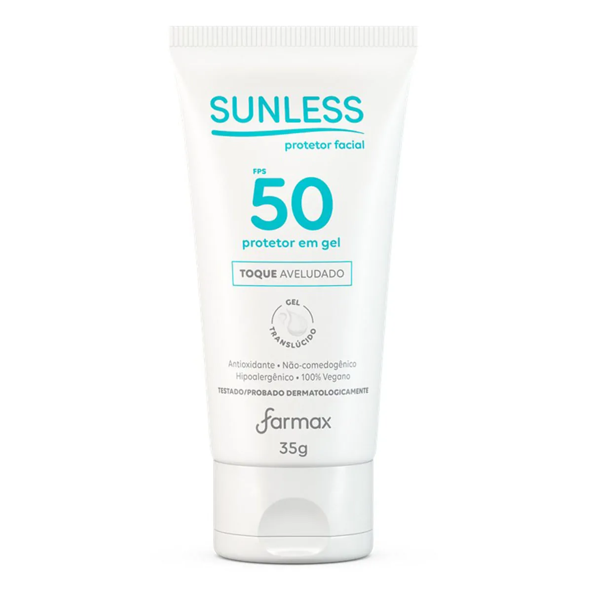 Protetor Solar Facial Em Gel Fps50 Sunless