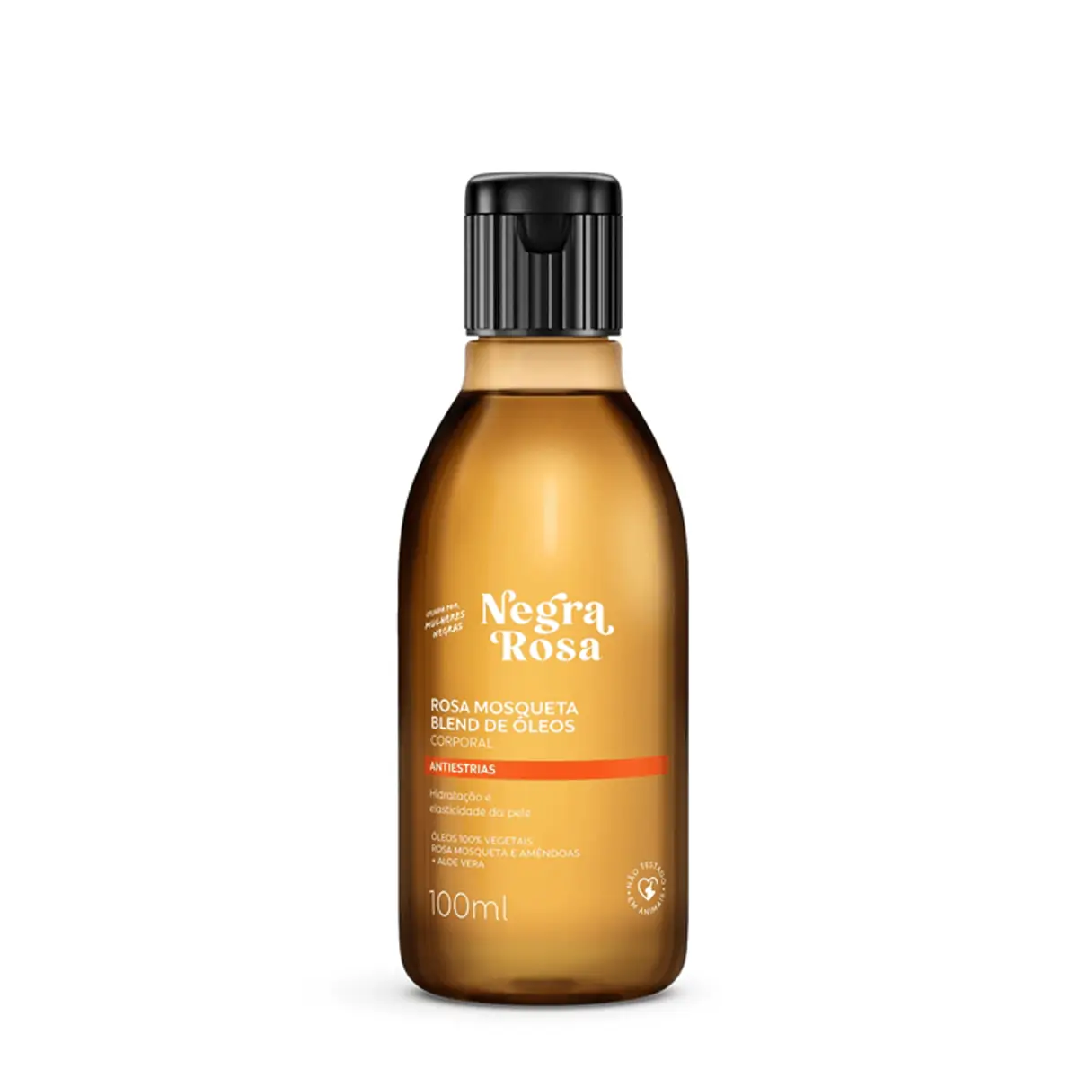óleo Corporal De Rosa Mosqueta Negra Rosa Frasco 100ml