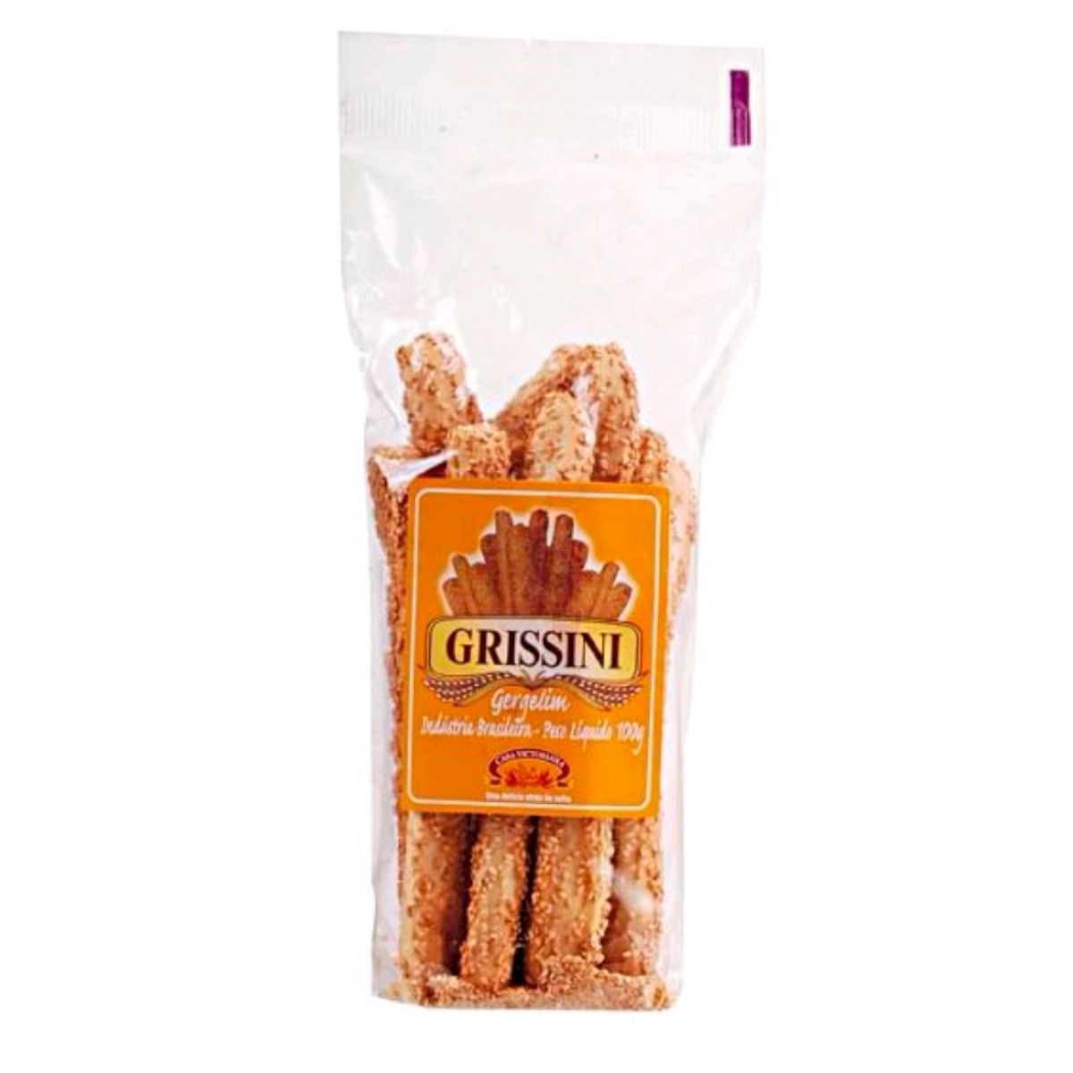 Grissini Gergelim Casa Victoriana Pacote 100g