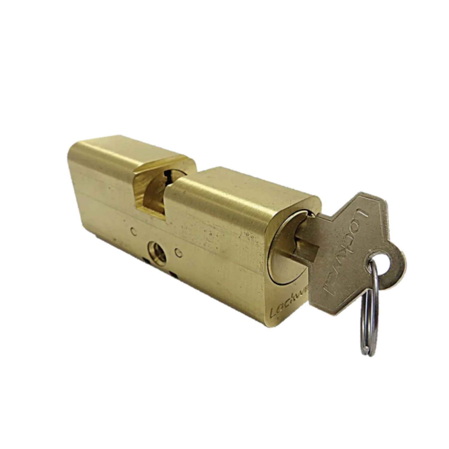 Cilindro Para Fechadura 20x30 Latão Polido 90mm Dourado Lockwell