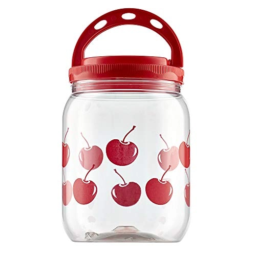 Pote De Plastico 1,7lts Cereja 1302