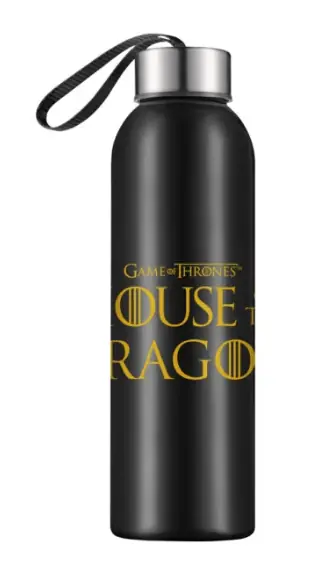 Garrafa Squeeze House Of The Dragon Preto 800ml 2485 Bandeirante
