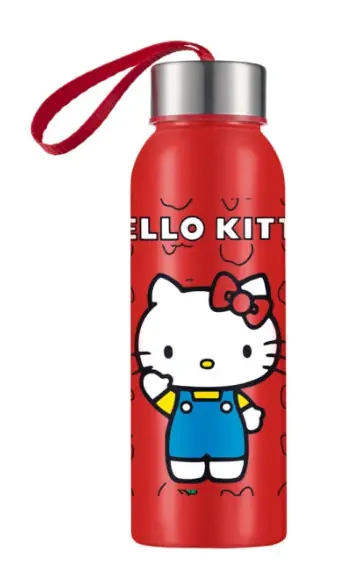 Garrafa Squeeze Hello Kitty Vermelho 500ml 2784 Bandeirante