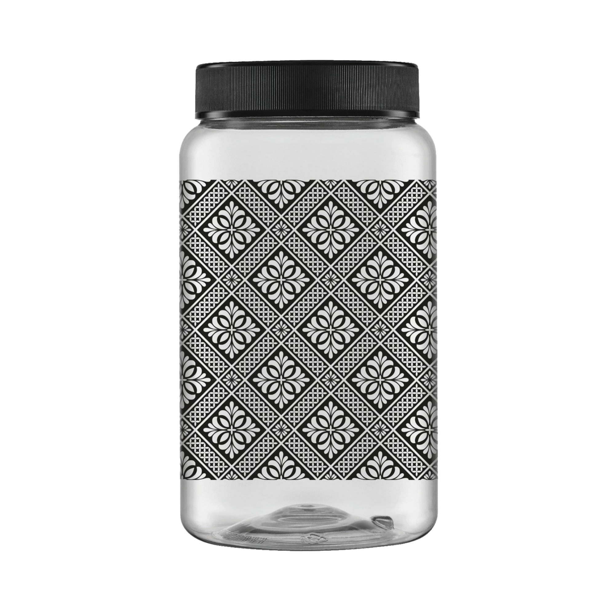 Pote Plastico Persa 1,45l Preto
