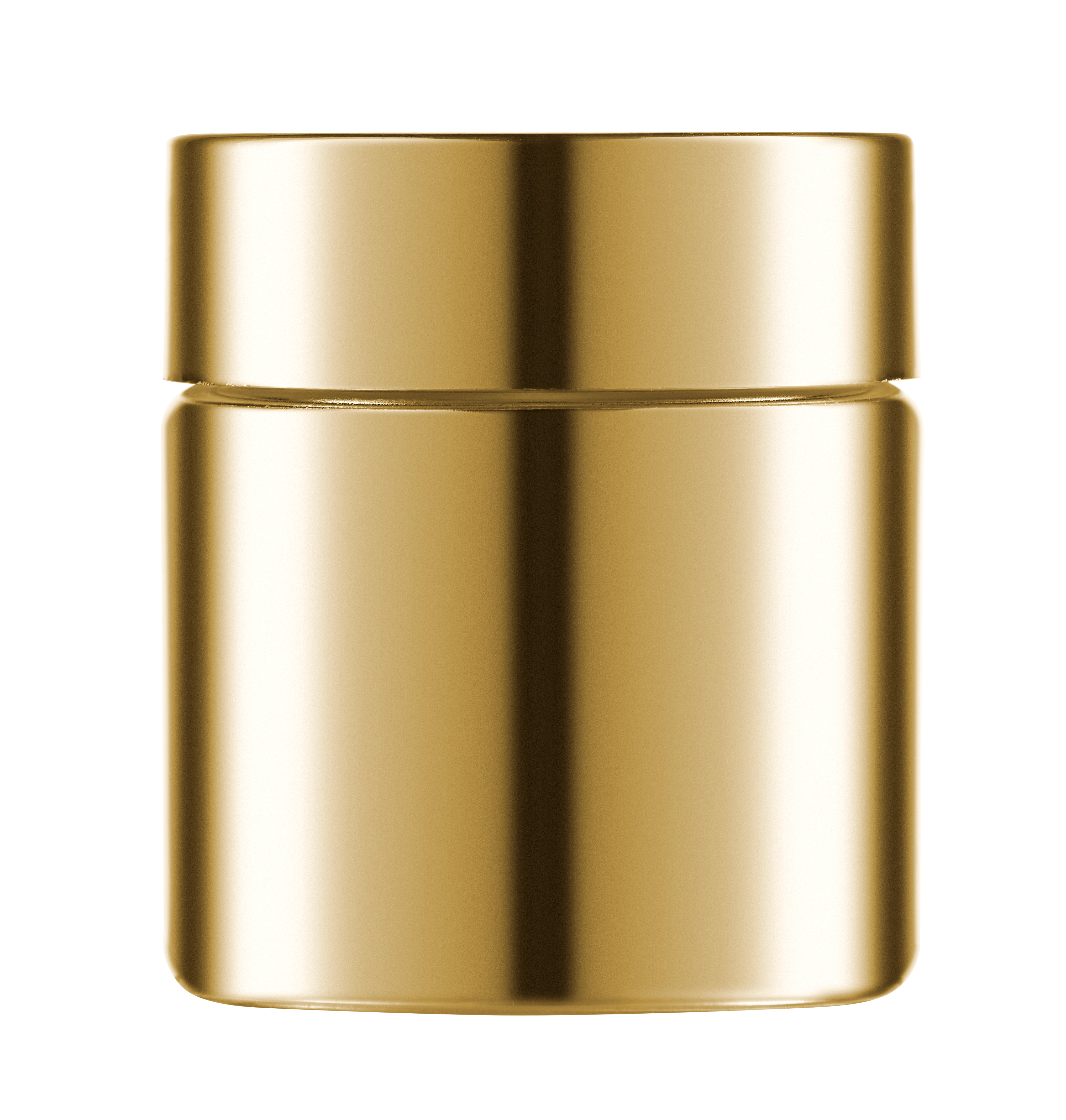 Porta Maquiagem Metalizado Dourado 150ml 3855 Bandeirante