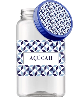 Pote Pet Tr 4534 1.450 Ml Geo Acucar Bandeirantes