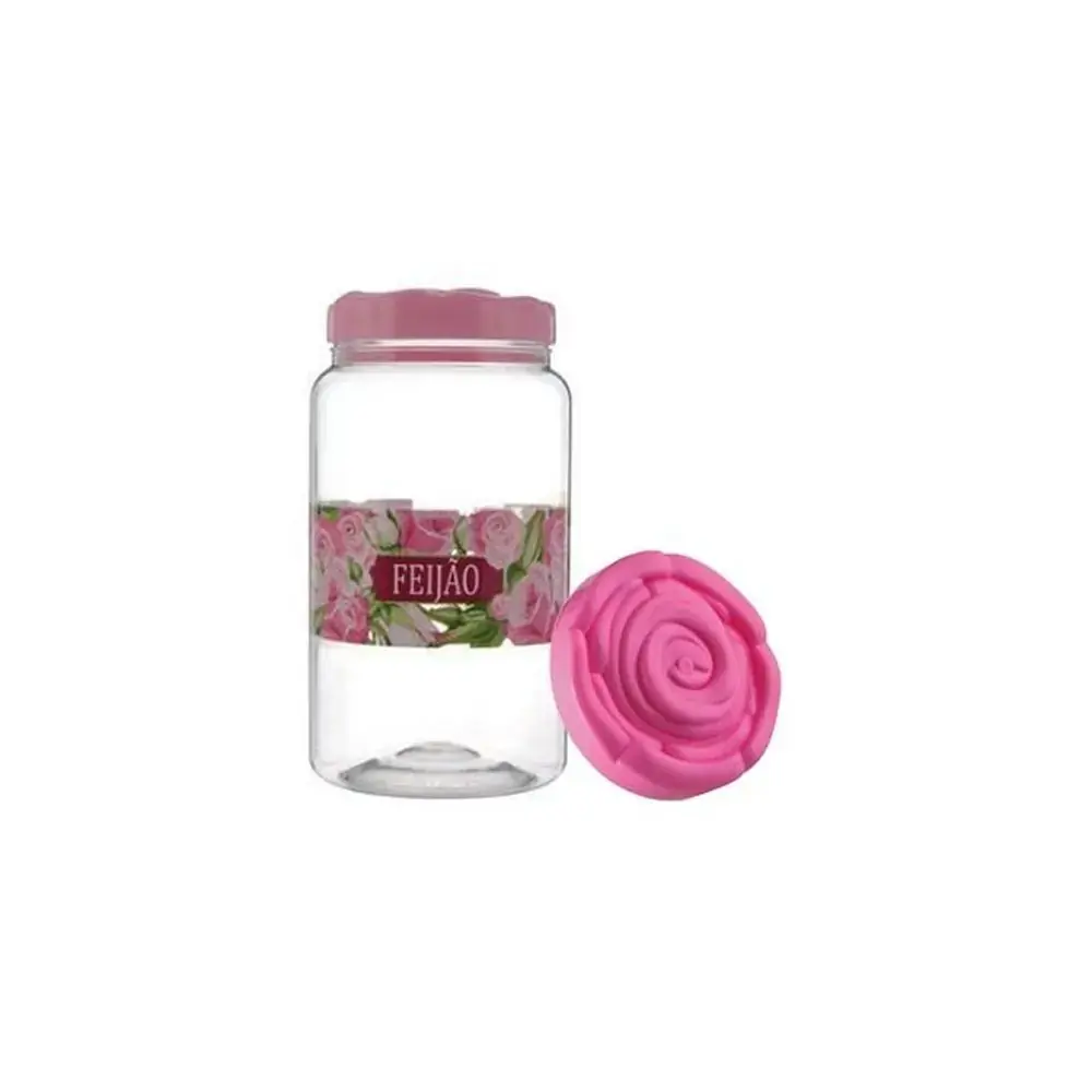 Pote 1,450l Rosas Feijao