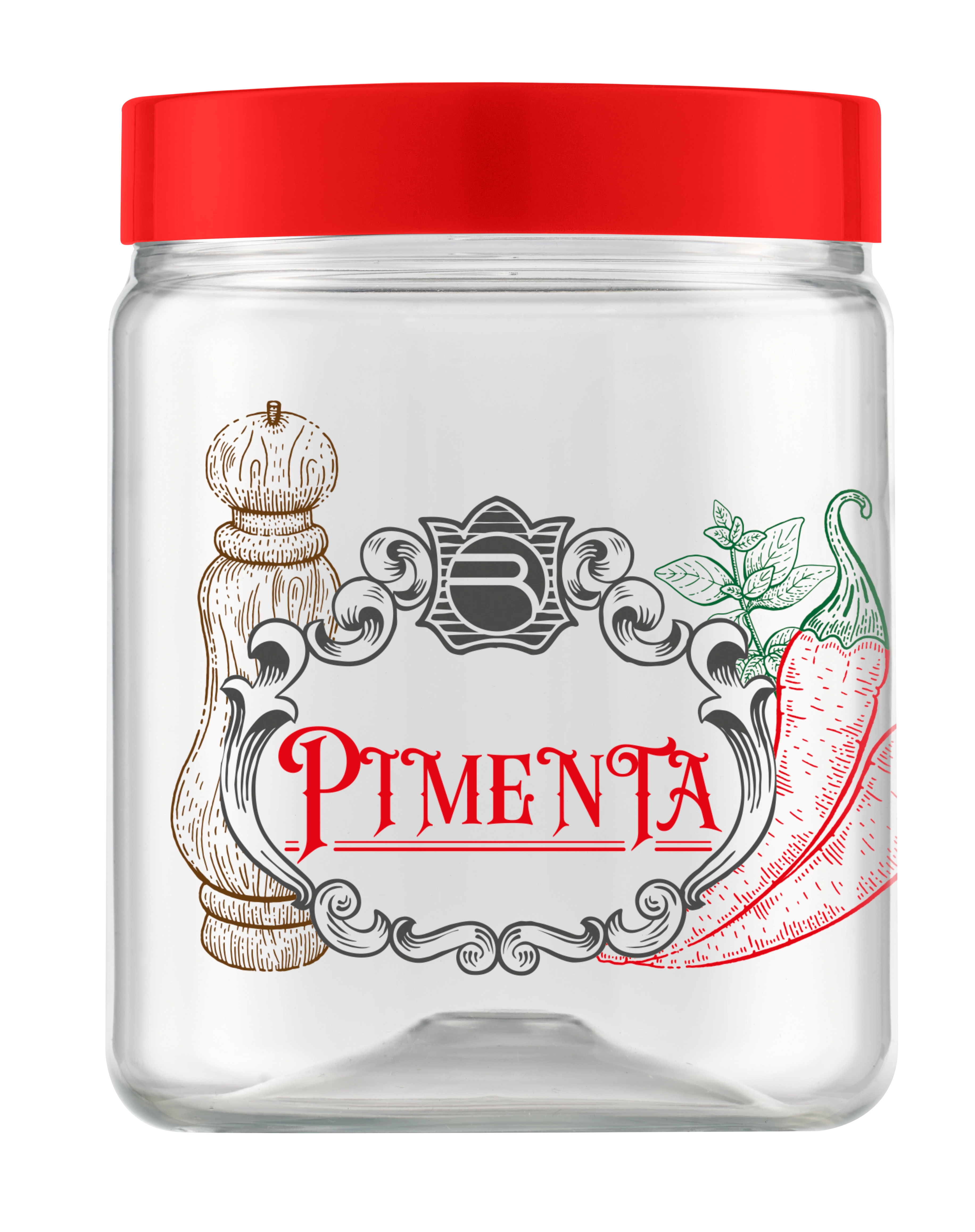 Pote Condimento Pimenta 650ml 8617 Bandeirante