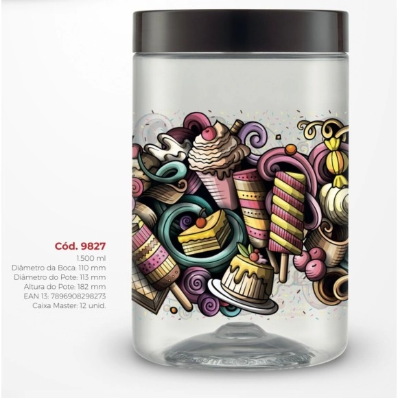 Pote Doces E Chocolates 1500ml