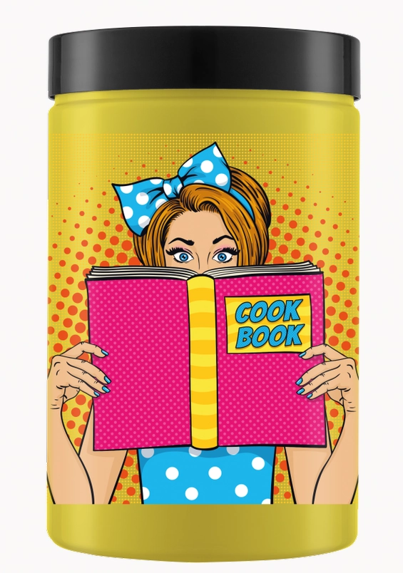 Pote Mantimento Kitchen Amarelo 1500ml 9839 Bandeirante