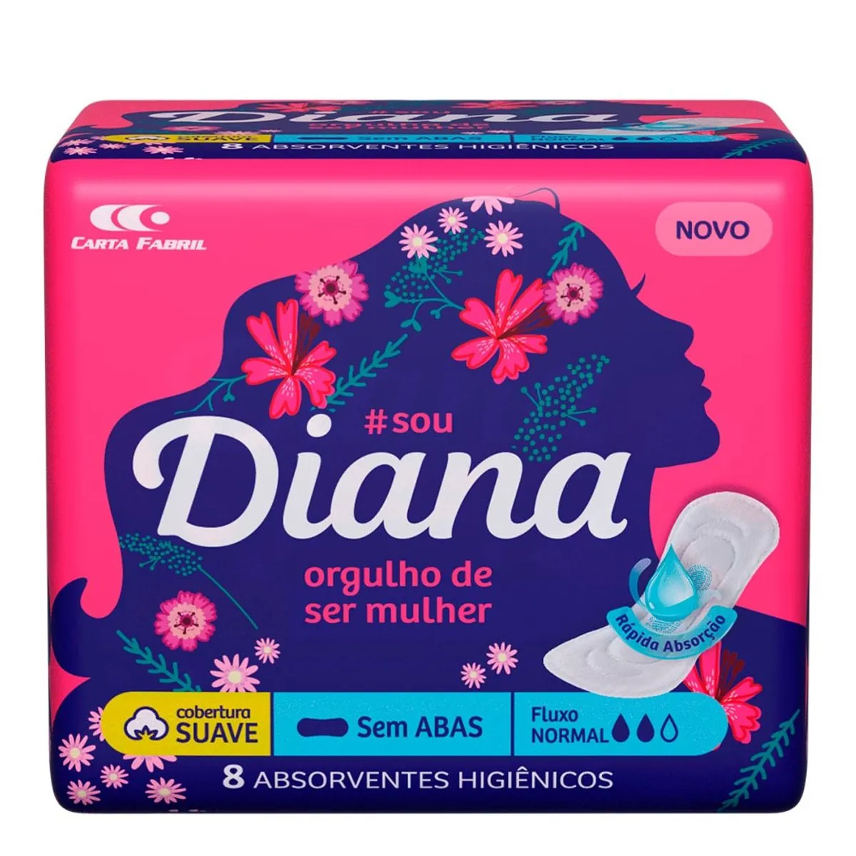 Absorvente Diana Active Sve S/abas 12x8unidade