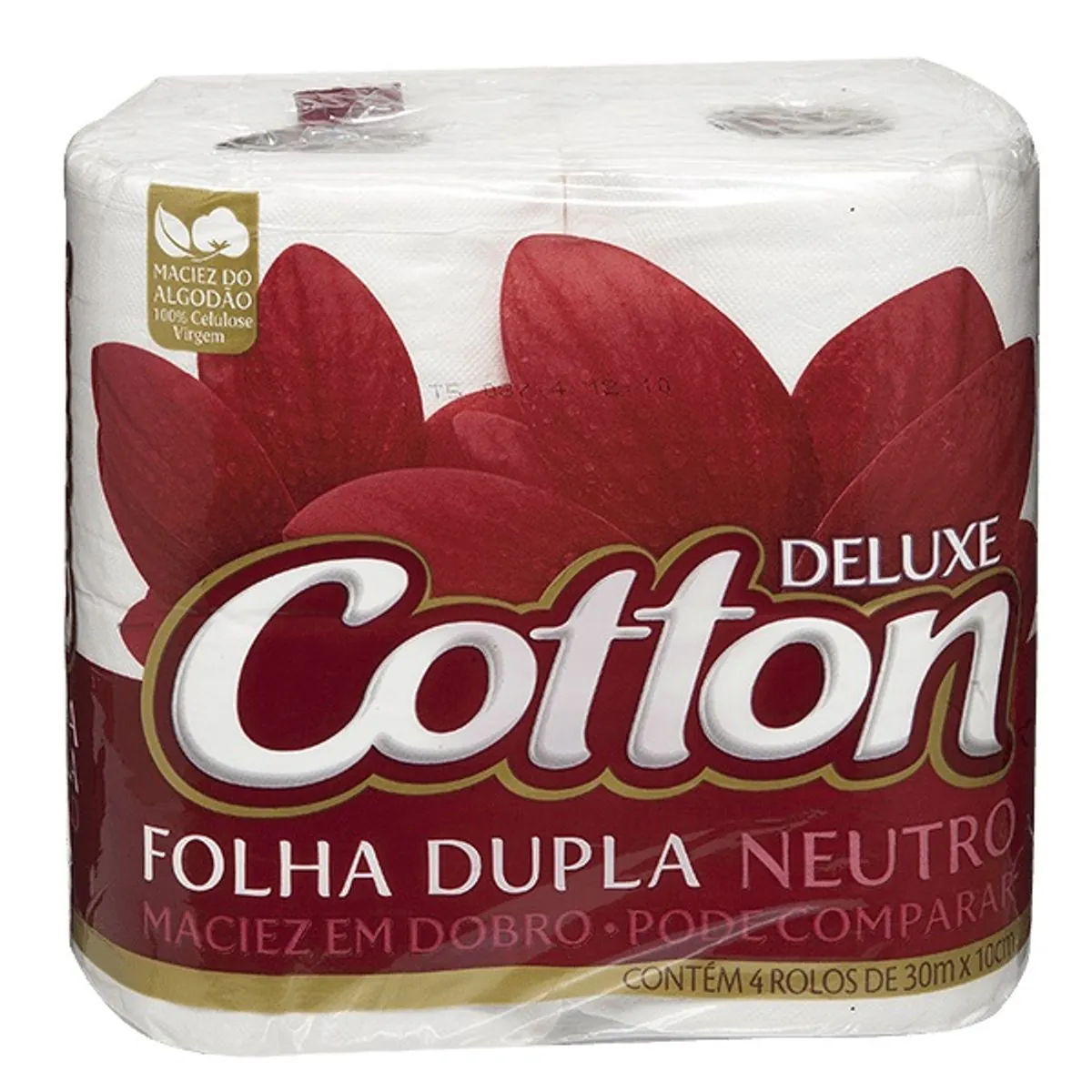 Papel Higiênico Cotton C/4 F Dupla Neutro