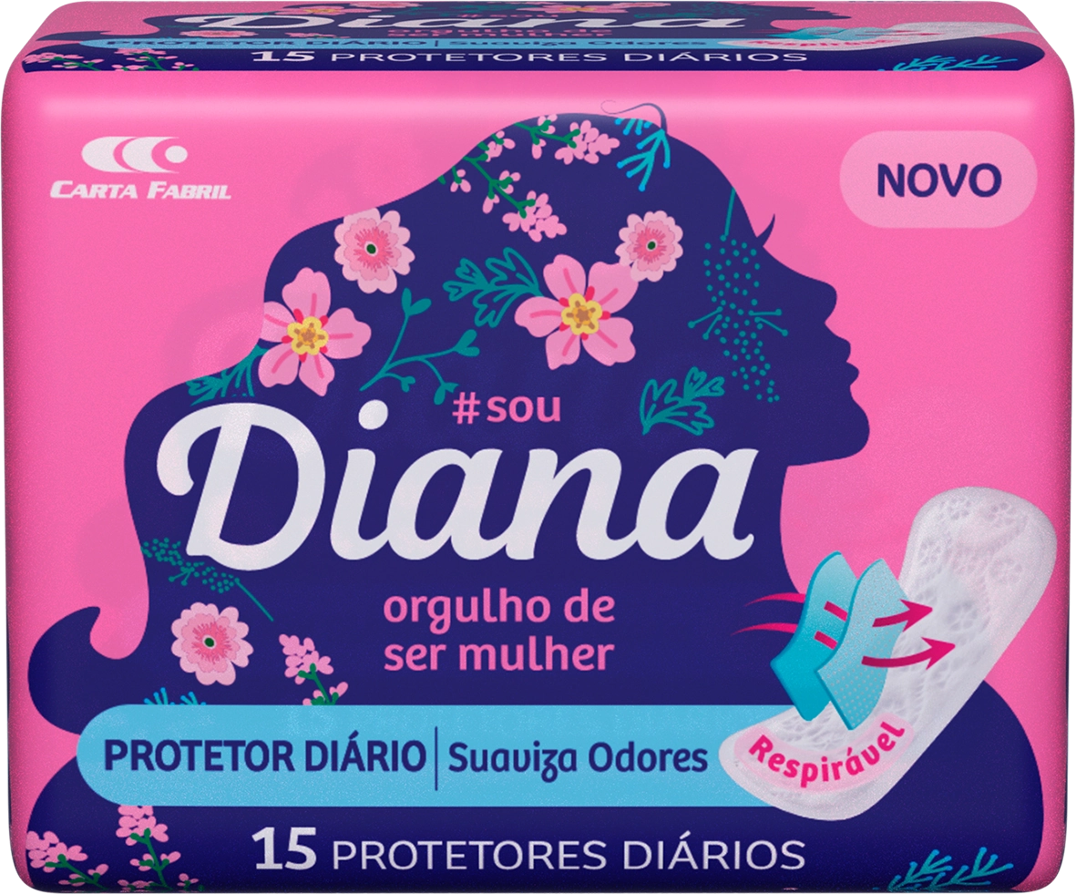 Abs Diana Protetor Diario 15un Pc ,