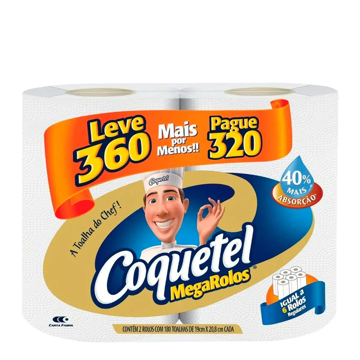 Papel Toalha Coquetel L360