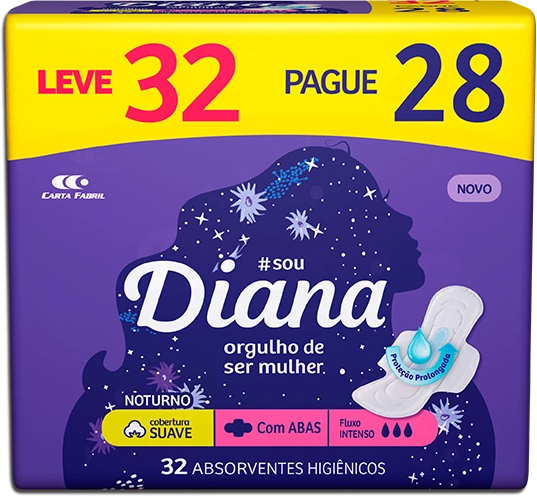 Abs. Noturno Diana L32p28 Suave C/abas