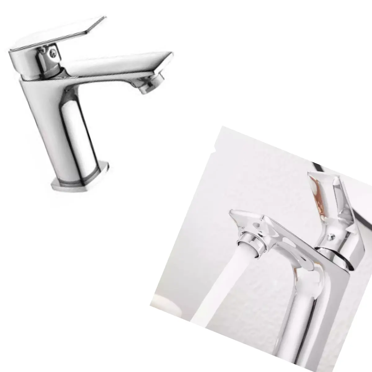 Torneira Monocomando Lavatório Banheiro Aço Inox 304 Cromada