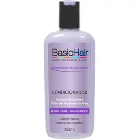 Condicionador Basic Hair Revitalizante/brilho Intenso Loiros, Naturais Ou Tingidos
