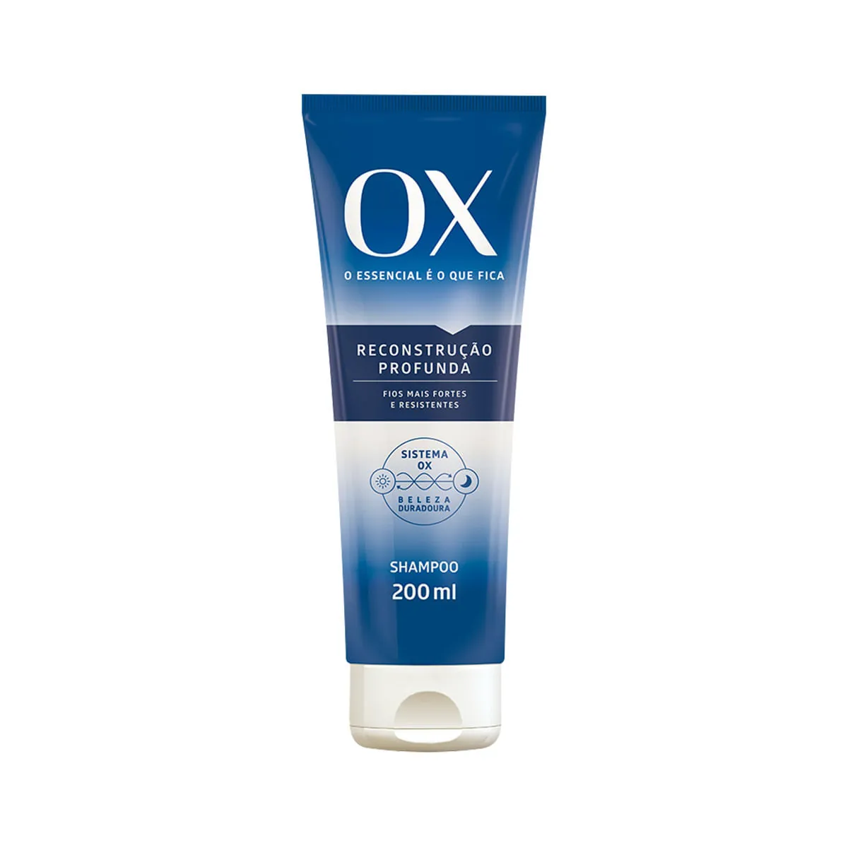 Shampoo Ox Cosméticos Reconstrução Profunda Bisnaga 200ml