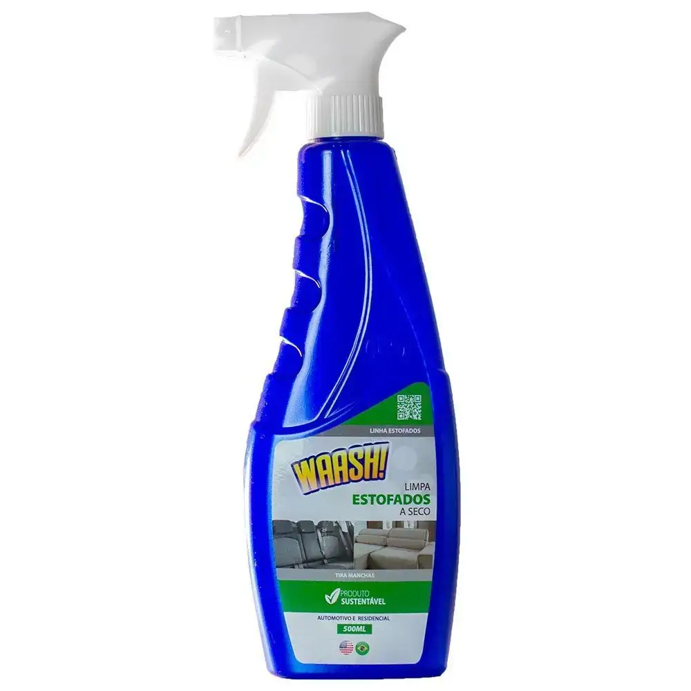Limpa Estofados Waash Couro 500ml A Seco Fco