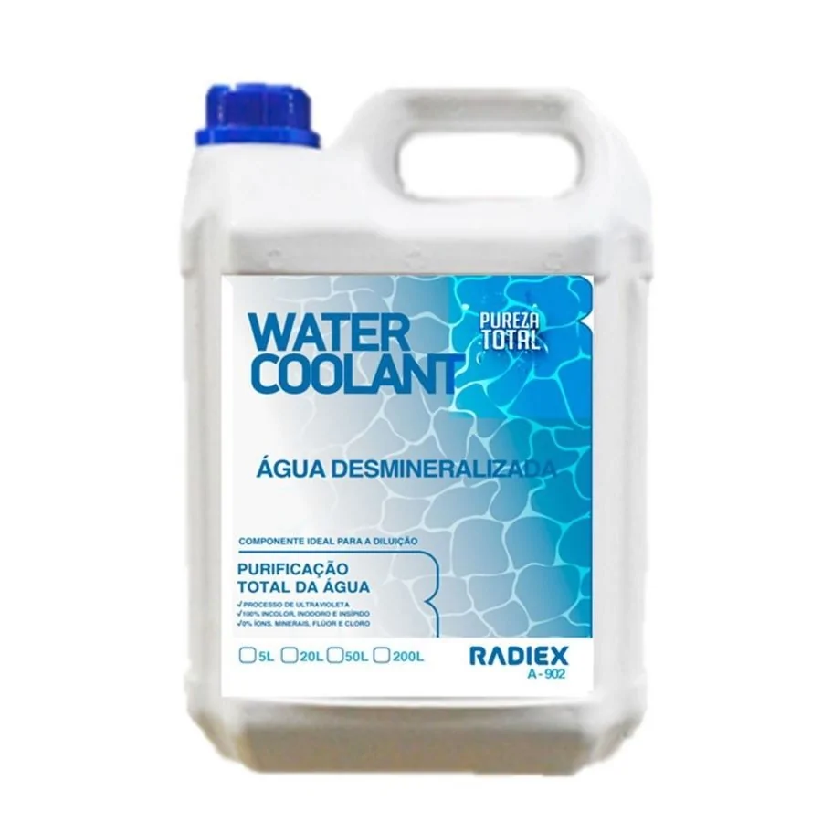 Água Desmineralizada 5 Litros - RADIEX A039900200