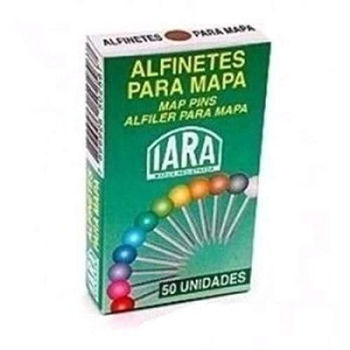Alfinete Mapa Preto Helomax C/50