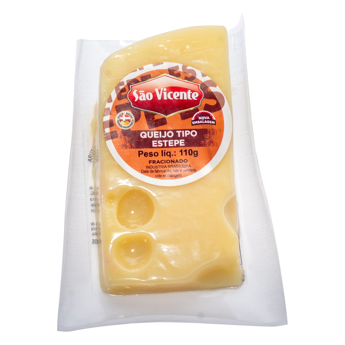 Queijo Estepe Fracionado São Vicente 110g
