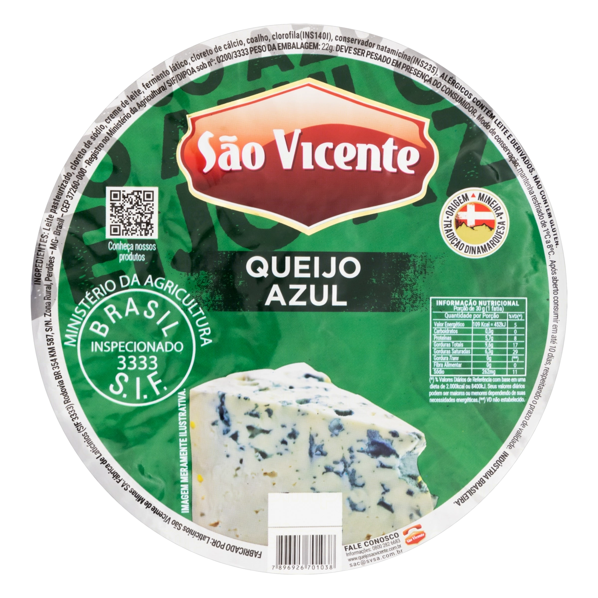 Queijo Azul São Vicente