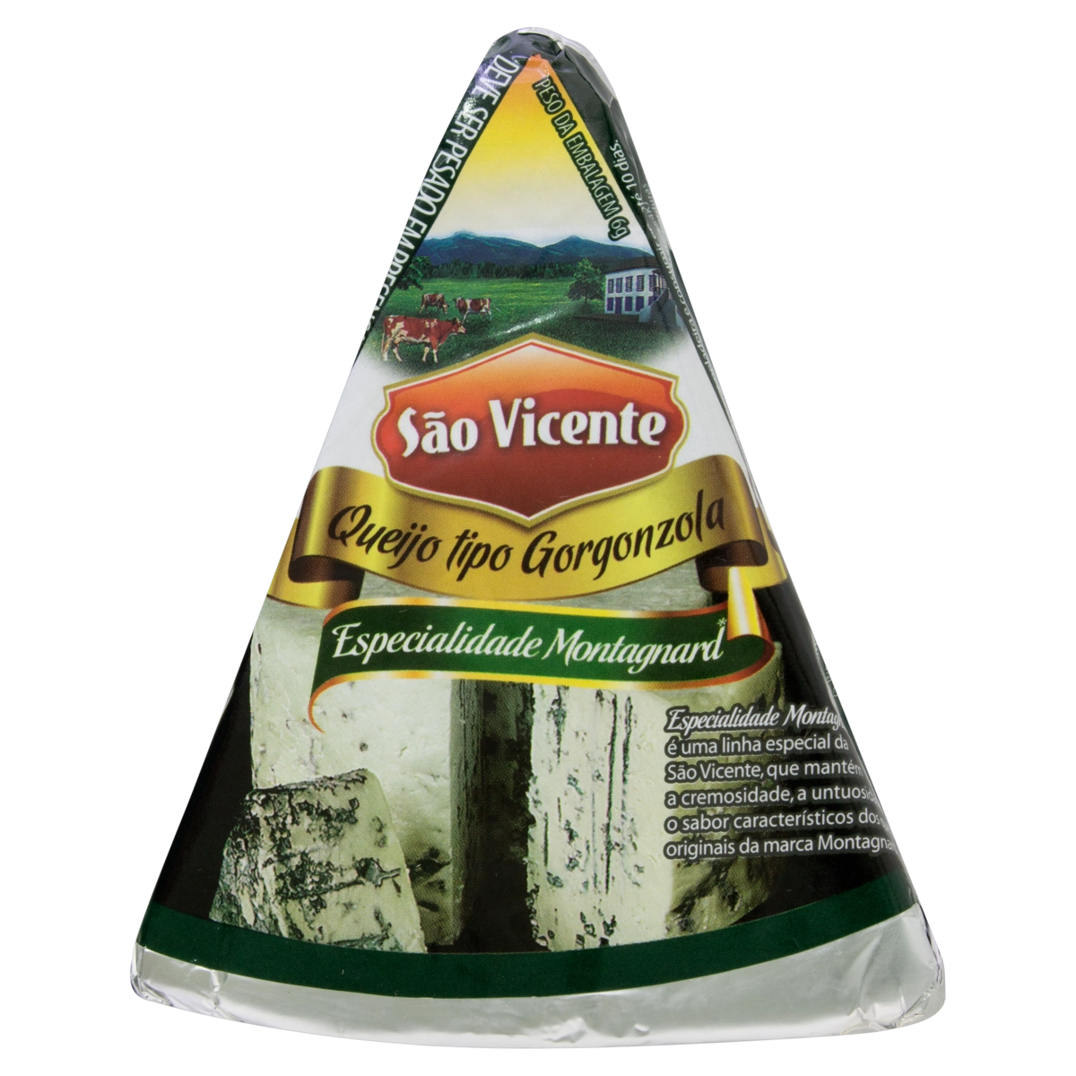 Queijo Gorgonzola Fracionado São Vicente Especialidade Montagnard