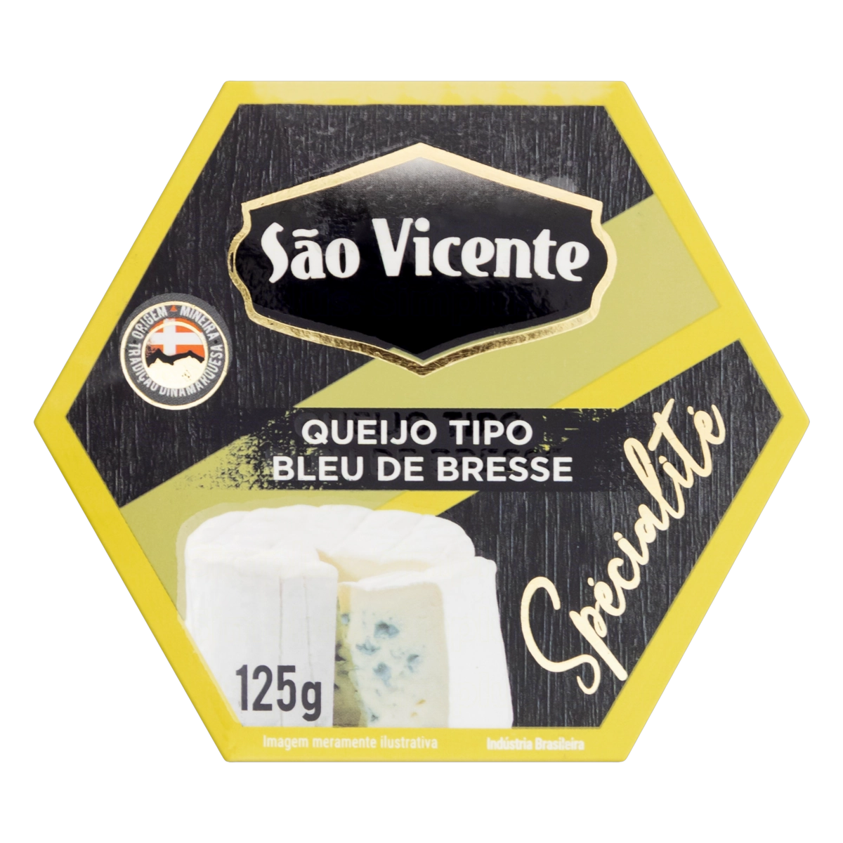 Queijo Bleu De Bresse São Vicente Spécialité 125g