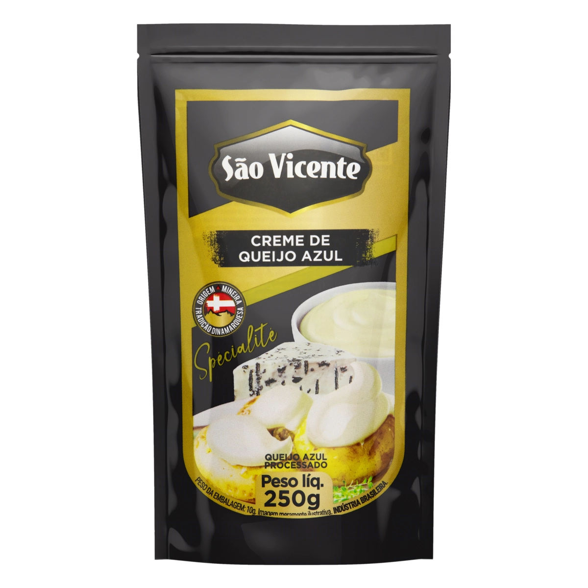 Creme De Queijo Gorgonzola São Vicente Sachê 250g