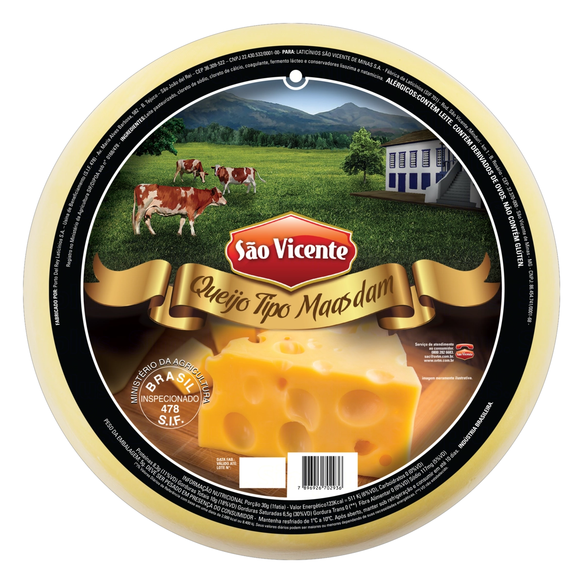 Queijo Maasdam São Vicente