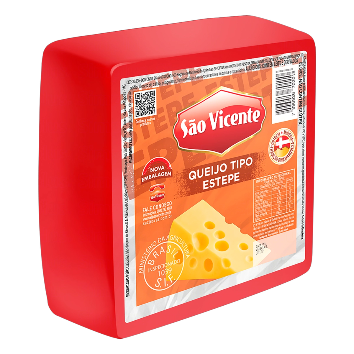 Queijo Estepe São Vicente
