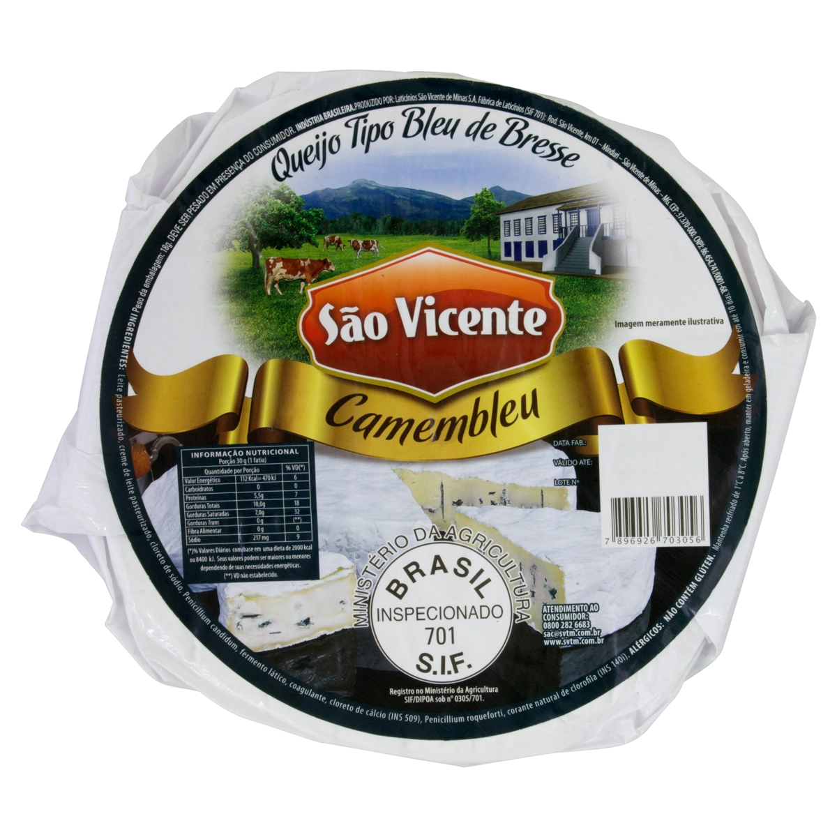 Queijo Bleu De Bresse Camembleu São Vicente