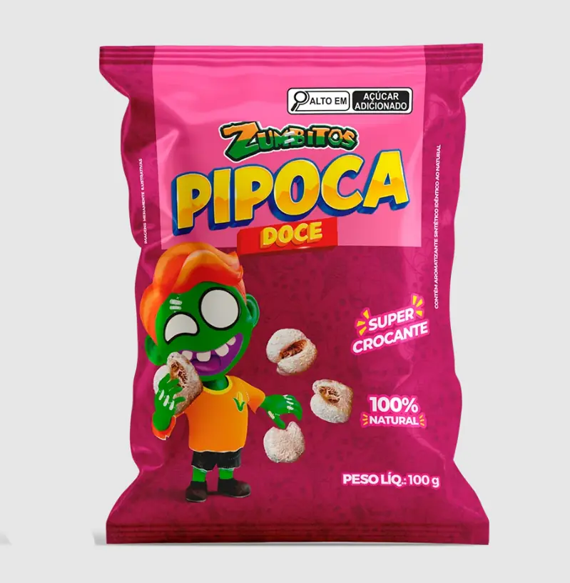 Pipoca Doce Zumbitos 100g 17311 Santos