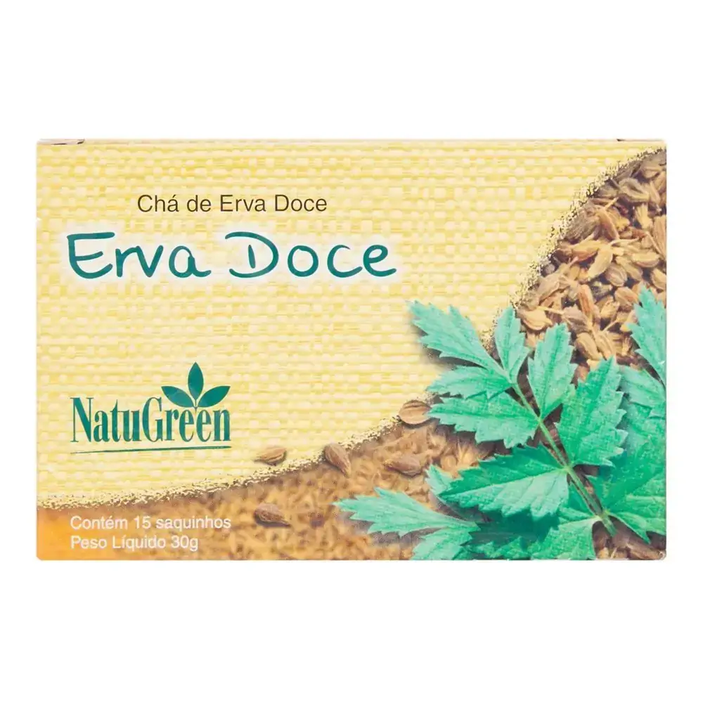 Cha Natugreen C/15 Saq Erva Doce