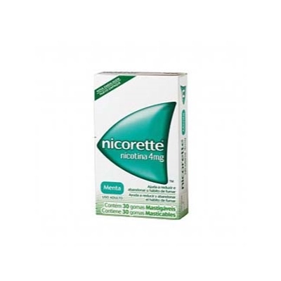 Nicorette Ment 4mg 30gomas