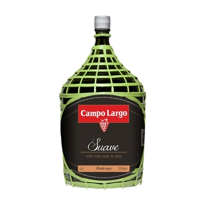 Vinho Campo Largo Tinto Suave 4,6lt