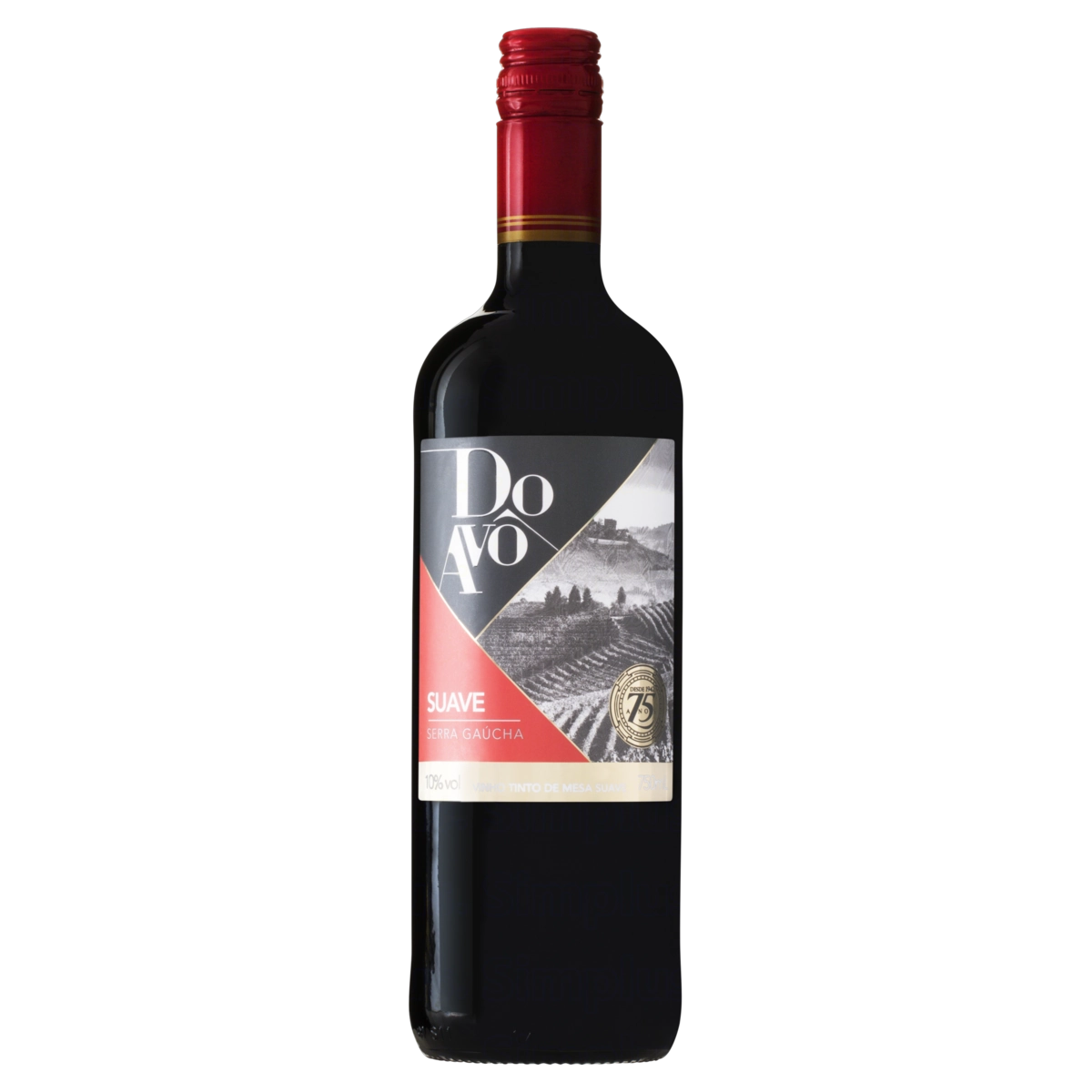 Vinho Brasileiro Tinto Suavedo Avô Serra Gaúcha Garrafa 750ml