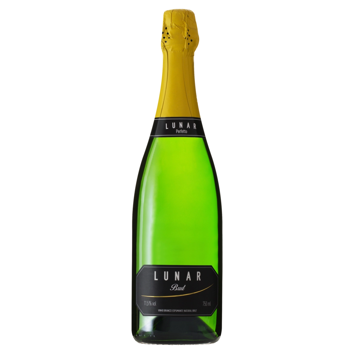 Espumante Brasileiro Branco Lunar Chardonnay Riesling Pinot Noir Campo Largo Garrafa 750ml