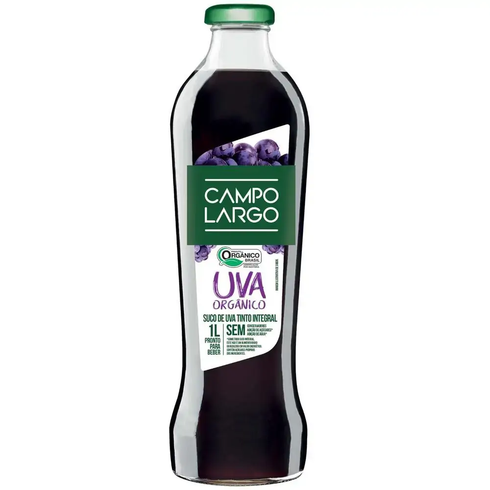 Suco Integral Campo Largo 1l Uva Organico