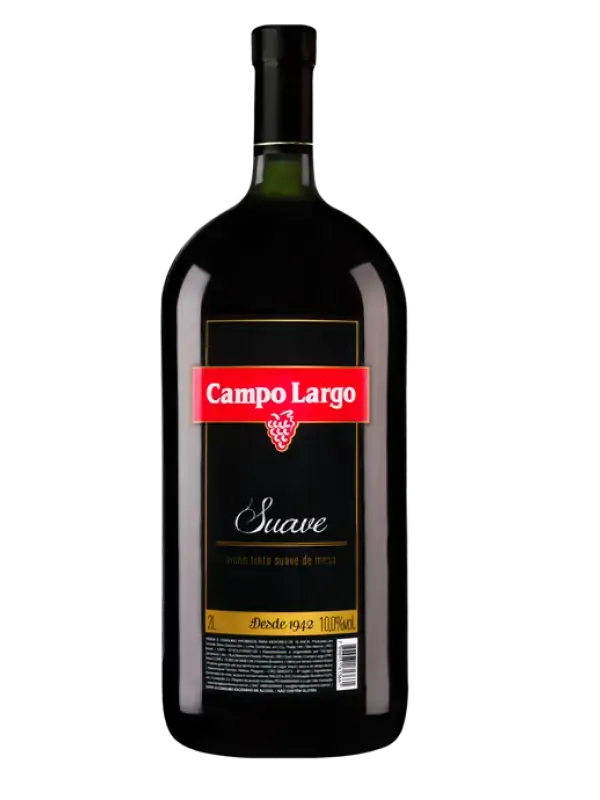 Vinho Campo Largo 2l Tinto Suave